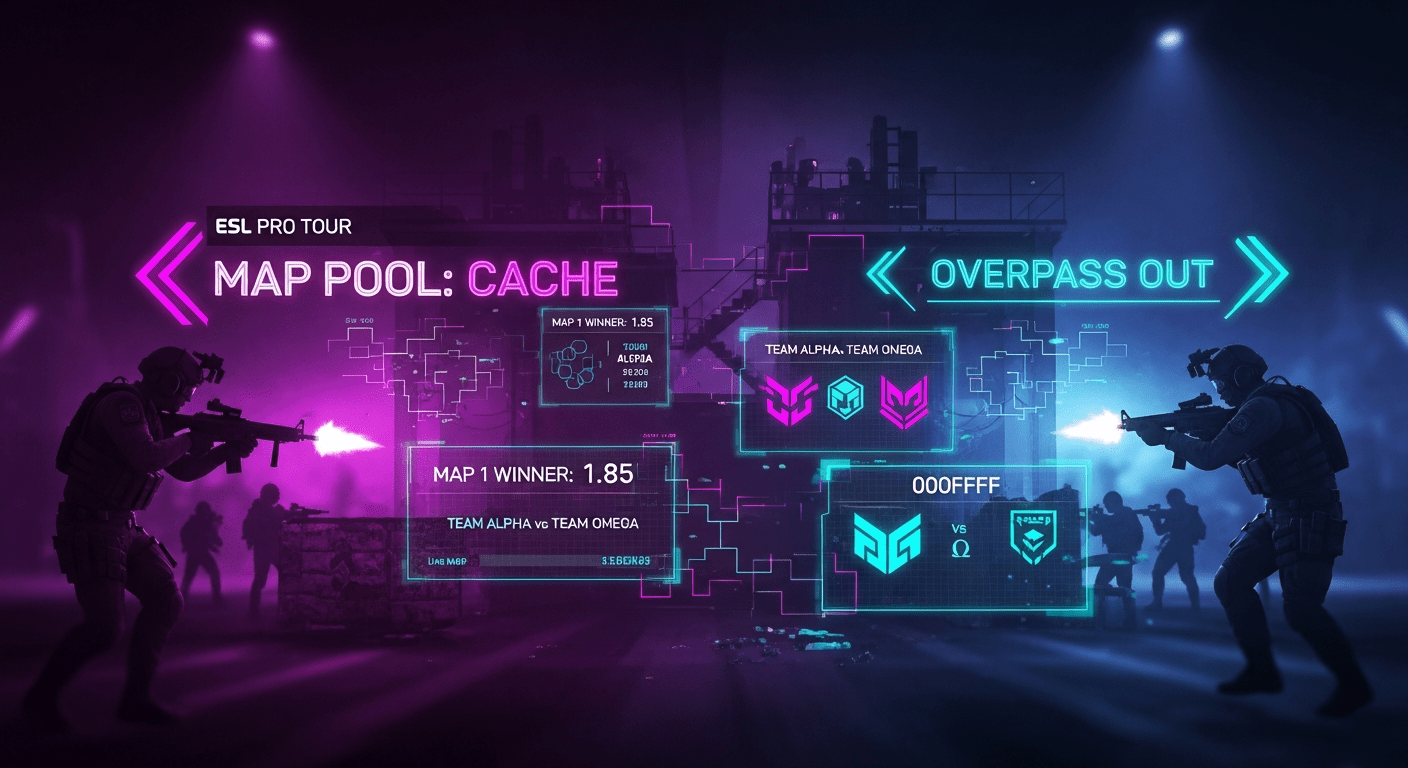 ESL Pro Tour Replaces Overpass With Cache in Map Pool