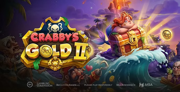 Play'n GO julkaisee Crabby's Gold II -merirosvojatko-osan