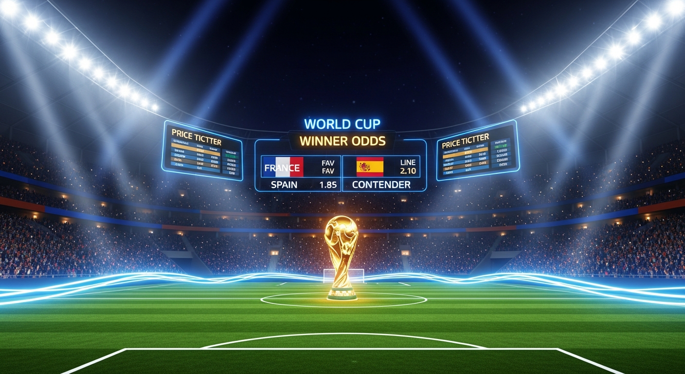 France and Spain Lead 2026 World Cup Betting Odds