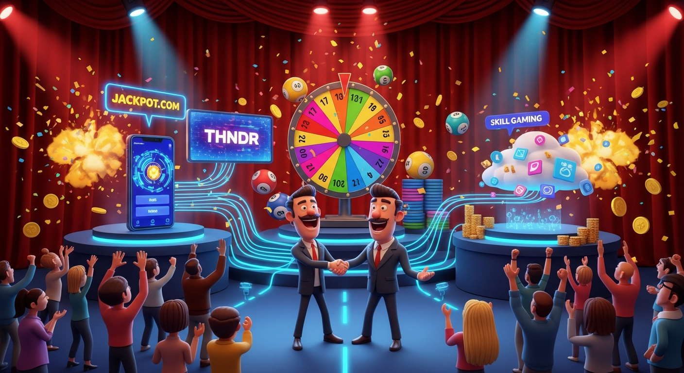 Jackpot.com Integrates THNDR Skill Games into Lottery Courier App