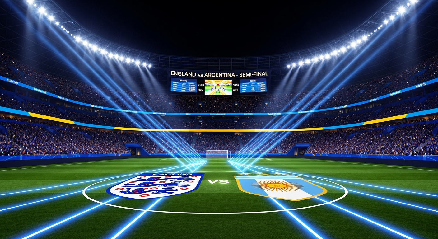 England and Argentina Renew World Cup Rivalry in Semi-Final