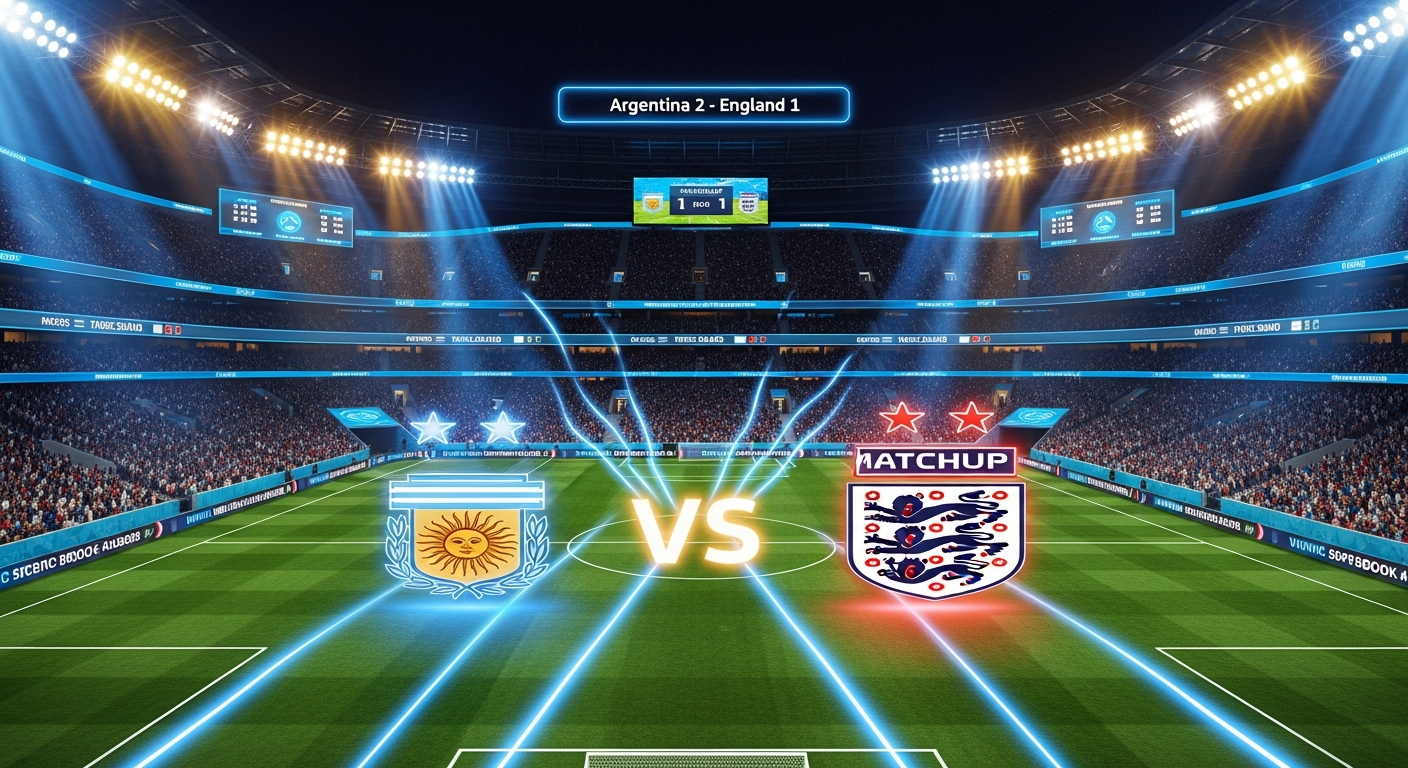 Argentina Stun England 2-1 to Reach World Cup Final