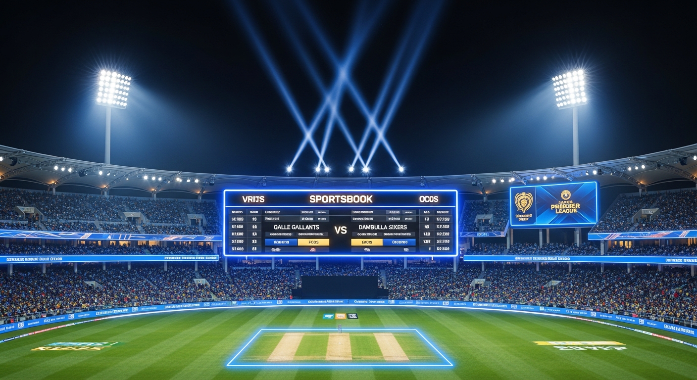 Galle Gallants Lead 2026 Lanka Premier League Betting Odds