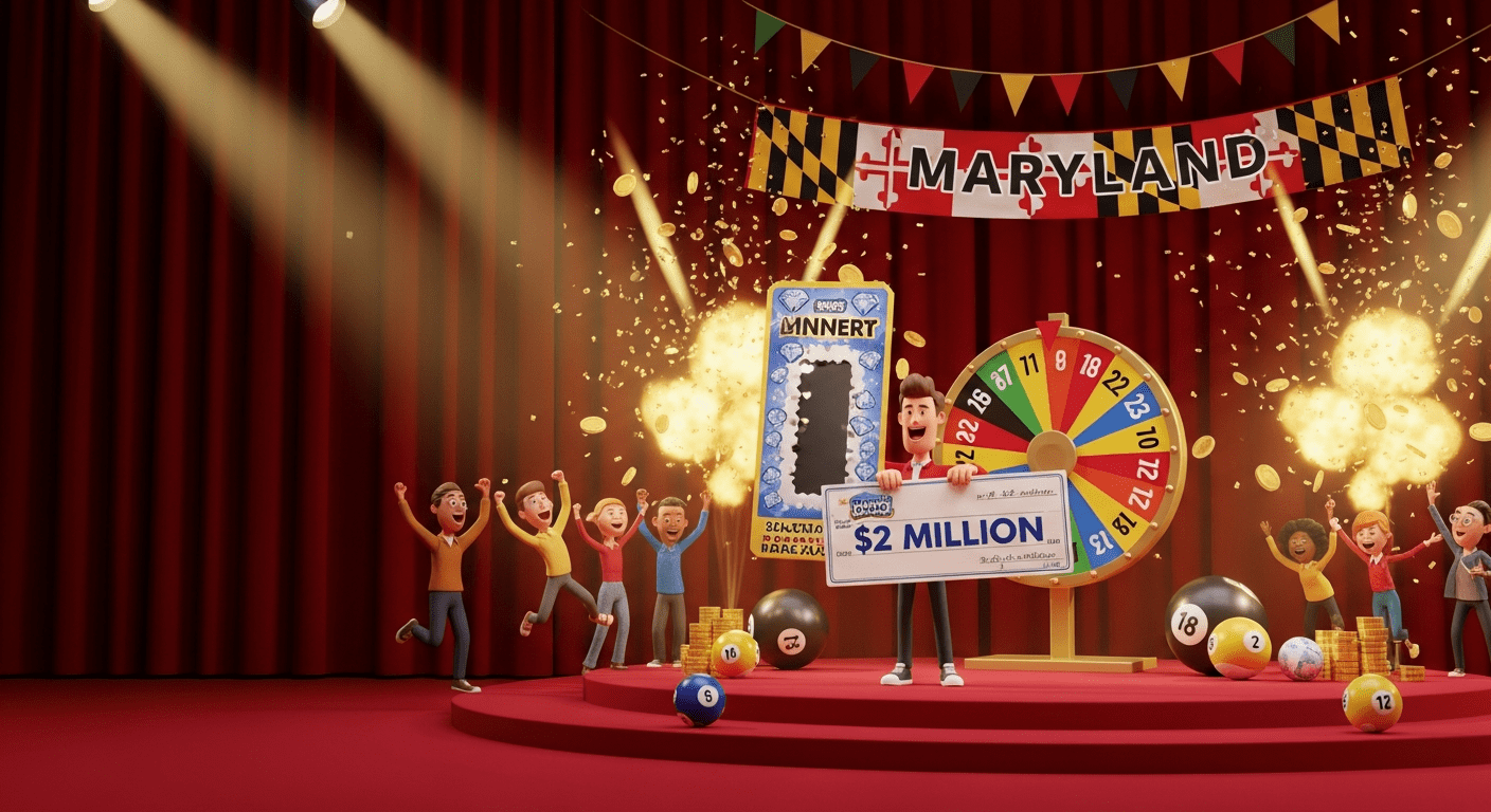 Maryland Lottery Awards $2 Million Diamonds & Gold Scratch-Off Prize