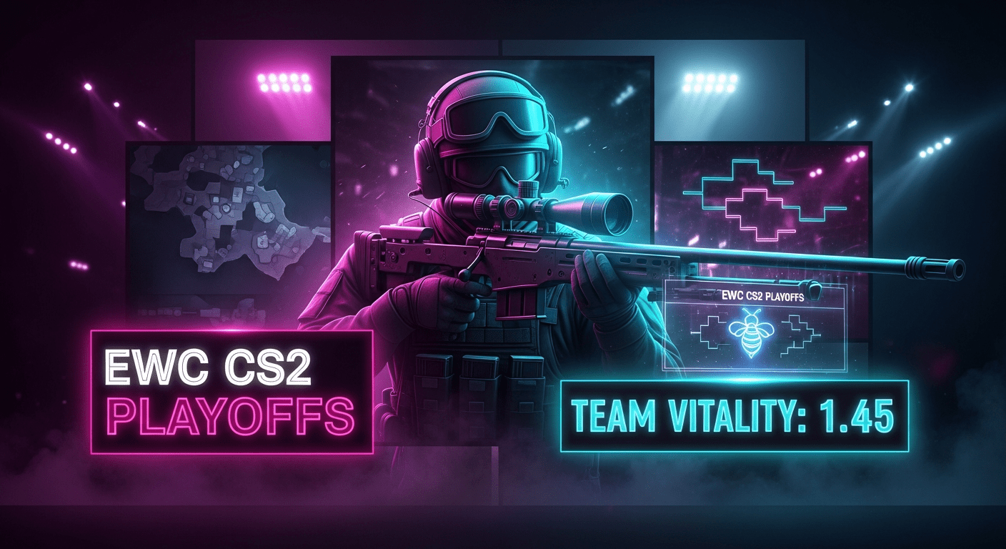 EWC CS2 Playoffs Bracket Sets Vitality as Betting Favorite