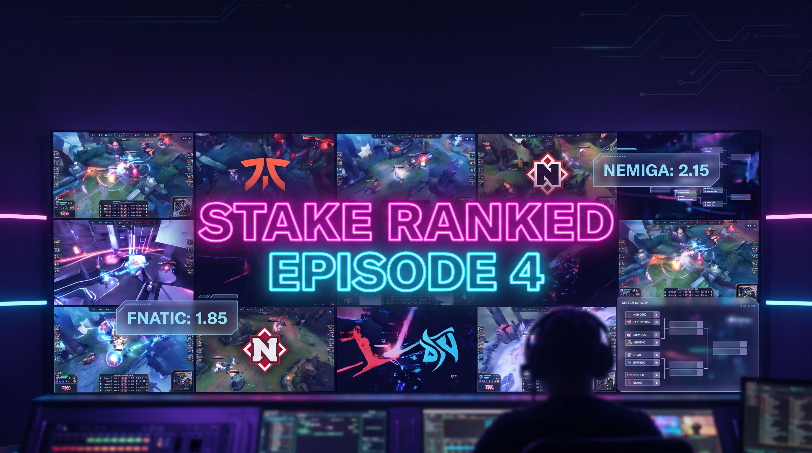 Fnatic and Nemiga Complete Stake Ranked Episode 4 Team List