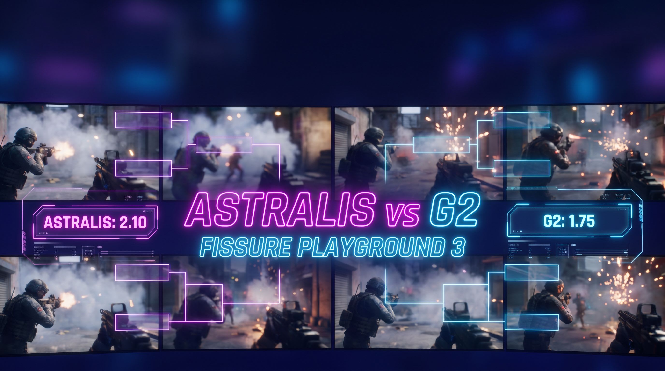 FISSURE Playground 3 Brackets Shift as Astralis Defeats G2