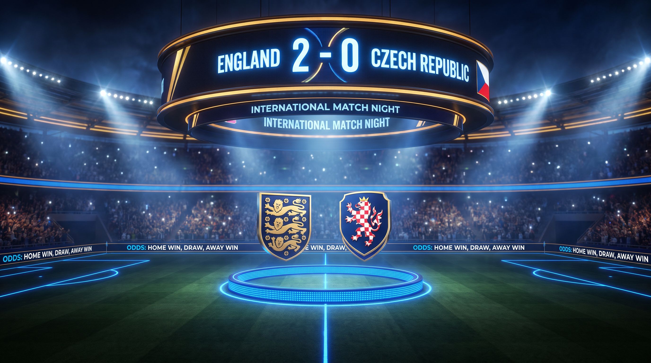 England Secure 2-0 Nations League Victory Over Czech Republic