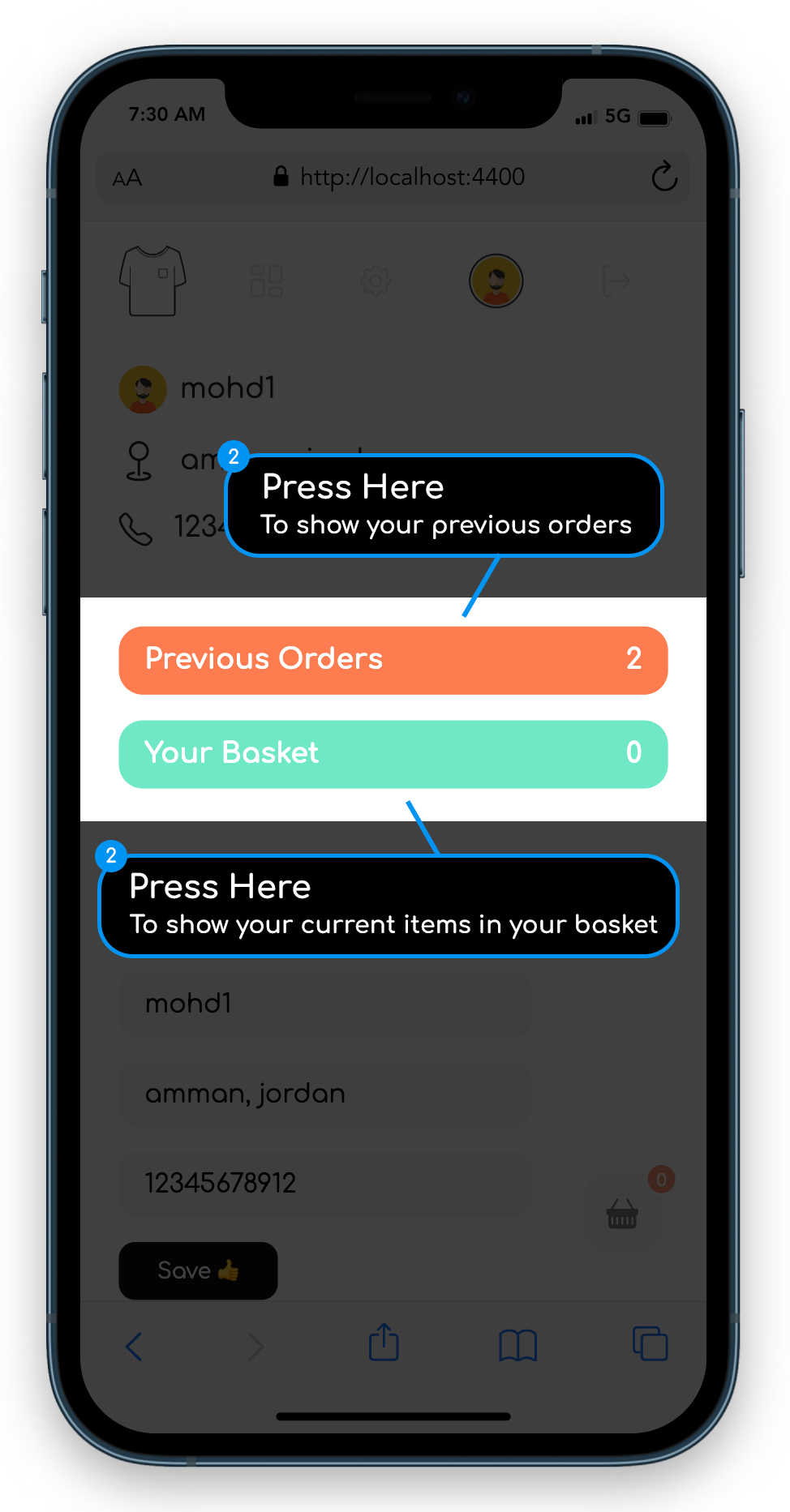 Bershka How to You can click to the button to see your previous orders