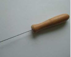 Glassperleverktøy nål og hake