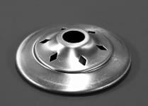 LAMPEKAPPE MESSING MED ROMBISKE HULL Ø=9,0CM