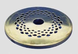 LAMPEKAPPE MESSING PERFORERT Ø11,5CM