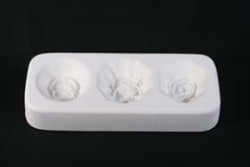 STØPEFORM 3 BLOMSTER NR. 1 - 1. LOTUS 4CM 25G / 2.