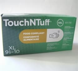 LATEX ARBEIDSHANSKER ENGANGSBRUK U. PUDDER STR 9-1