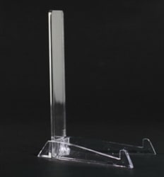 TALLERKENHOLDER H=17CM PLEKISGLASS ANTALL PR ESKE: