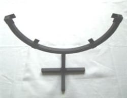 RUND TALLERKENHOLDER FOR 40 CM SORT METALL