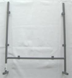 FIRKANTET TALLERKENHOLDER FOR 30 CM SORT METALL