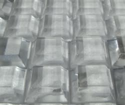 BUMPER FIRKANTET 20,6X20,6 H=7,6 MM 36 STK