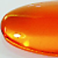 GLASS JUVEL 18 X 13 MM ORANSJE