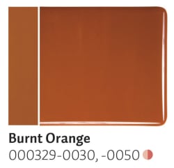 BURNT ORANGE TYNN F       51X44CM 2MM