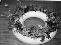 BLOMSTERRING Ø=25CM