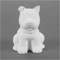 SITTING PUPPY BANK 150X100X115MM MIN 6 STK