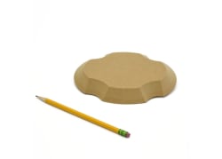 OVAL PRESSFORM PLAQUE 125X175MM  I TRE