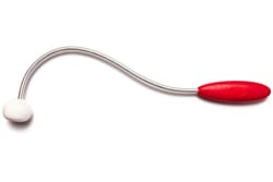 SPONGE WITH CURVED SHAFT