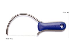 CARVING BOW KORT MED RETT WIRE 22CM  L  8CM H