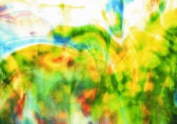 YOUGHIOGHENY RG LYS MØRK GRØNN KREM ROSA 62X90CM