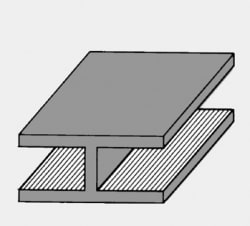H-BLY FLAT 12X5 MM 50KG   2 METER  CA 85 STK KASSE