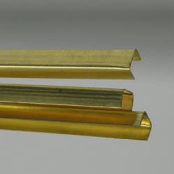 U-PROFIL MESSING 4X4 MM