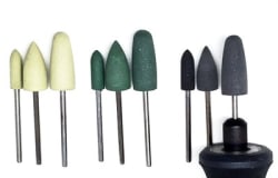 SLIPE POLER DIAMANT SETT  9 STK GUMMI