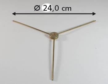 SKJERMEIKE 3-ARMET Ø=240 MM 12,5 CM
