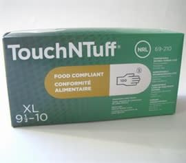 ENGANGSHANSKER LATEX PUDRET 100 PAR STØRRELSE 9-10