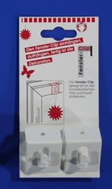 VINDUSKLIPS HVITE PR. PAR