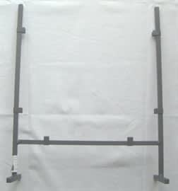 FIRKANTET TALLERKENHOLDER FOR 30 CM SORT METALL