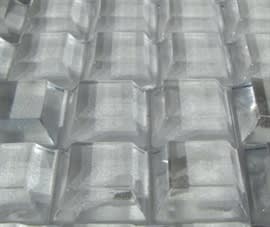 BUMPER FIRKANTET 20,6X20,6 H=7,6 MM 36 STK