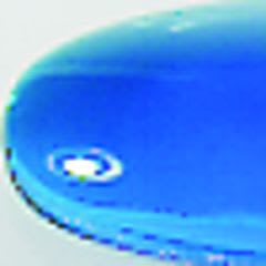 GLASS JUVEL 18 X 13 MM AKVAMARIN