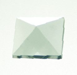 GLASS JUVEL FASETT PYRAMIDE 18x18 KLAR