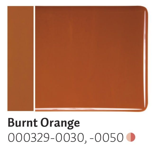 BURNT ORANGE TYNN F       51X44CM 2MM