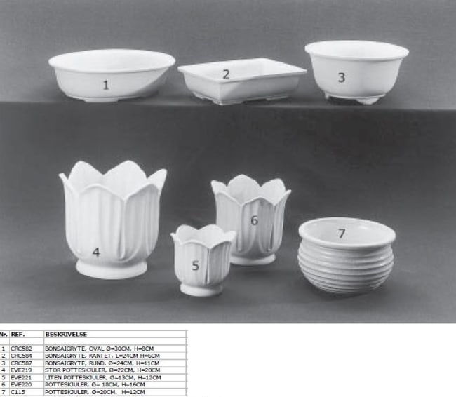 BONSAIPOTTE OVAL Ø=30CM   H=8CM
