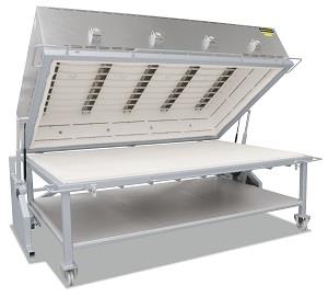 FUSINGOVN M.BORD PÅ HJUL 950C 1660x950X400MM C540