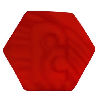 ORANSJERØD GLASURSTAIN    1 KG