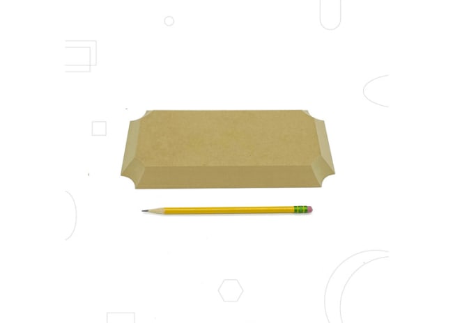 RECTANGLE PRESSFORM 125X250MM I TRE