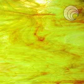 KLAR GUL/ORANSJE PEARLOPAL 122x61CM