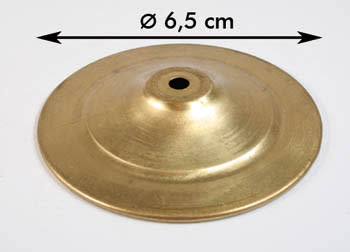 LAMPEKAPPE MESSING STANDARD Ø=6,5CM