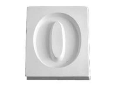 STØPEFORM SIFFER 0 STR. 9,3 x 7,3 x 1CM