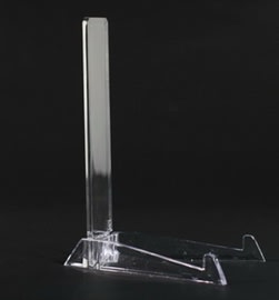 TALLERKENHOLDER H=17CM PLEKISGLASS ANTALL PR ESKE: