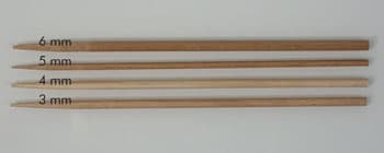 PENSELSKAFT Ø=6MM EKSTRA STERK
